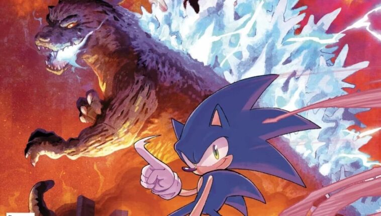 A Sonic és Godzilla váratlan képregényes összecsapása megkapta első előzetesét