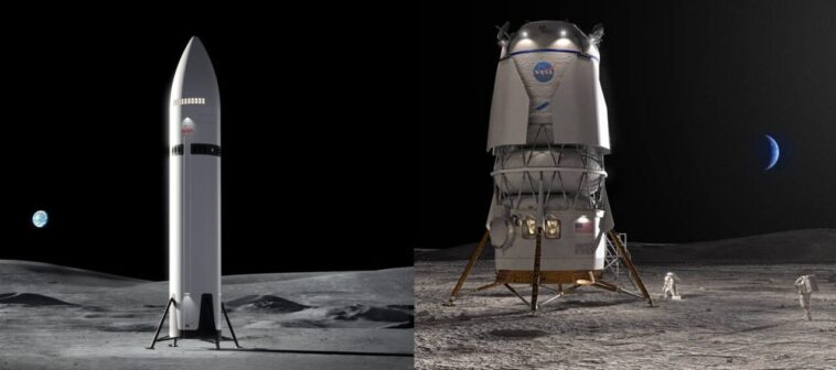 A Holdraszállás főpróbája során űrhajósok tesztelik a SpaceX és Blue Origin landereit Föld körüli pályán